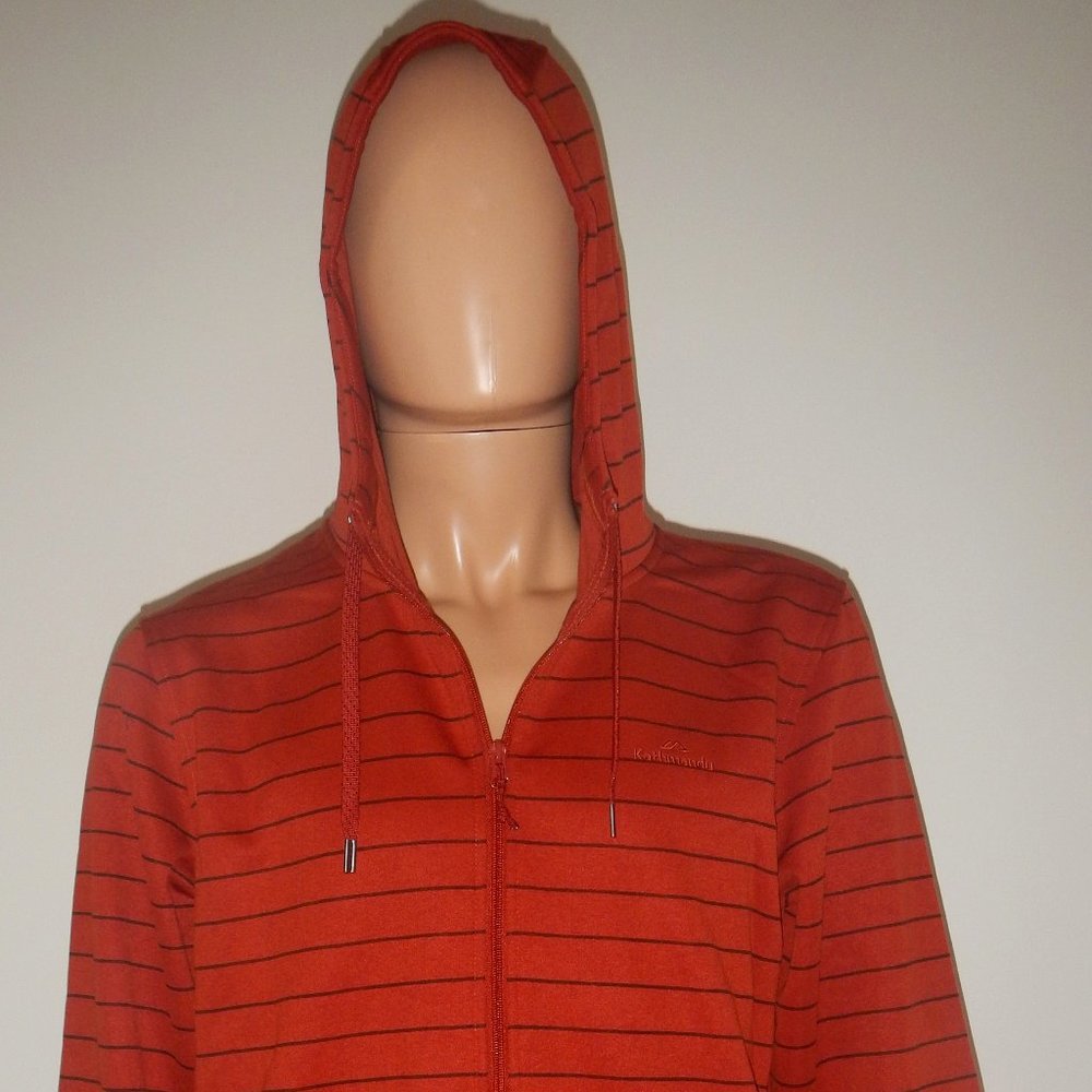 Men's Light to Mid-weight Striped Hooded Jacket